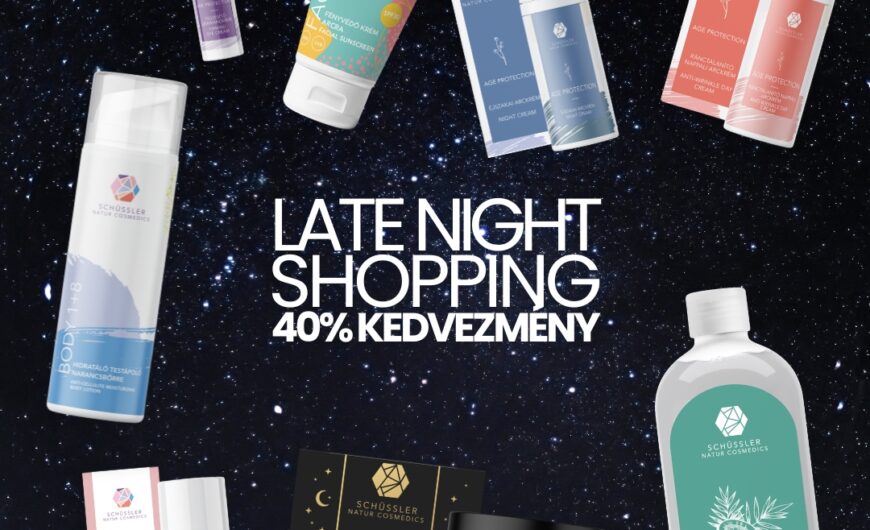 Late night shopping