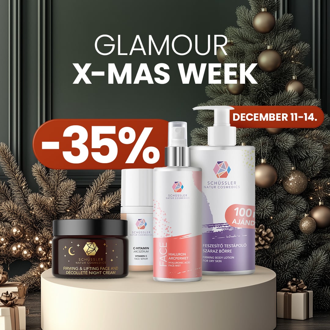 Glamour napok Schüssler kozmetikumok -35%