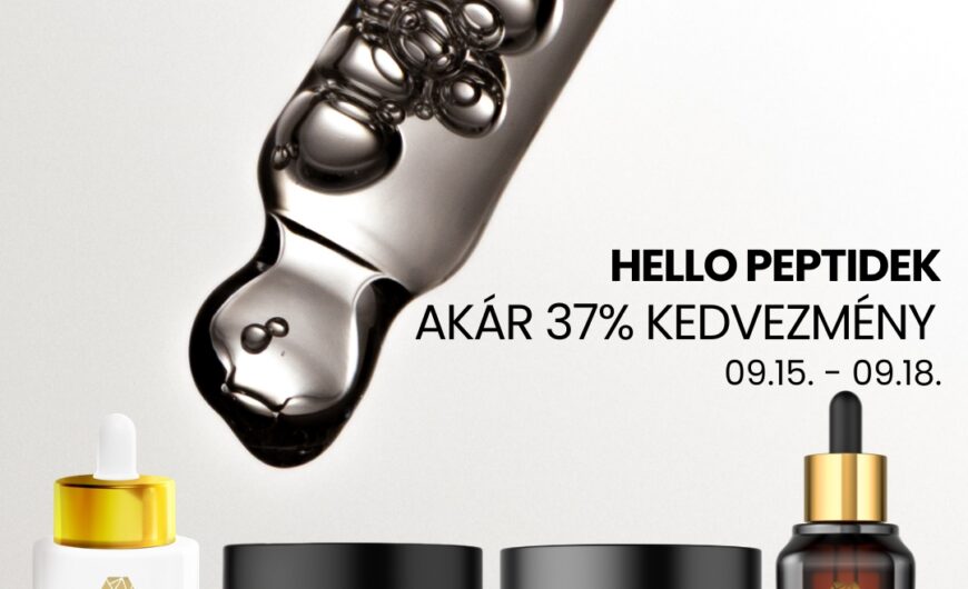 Nyerd vissza a bőröd természetes feszességét peptidekkel!